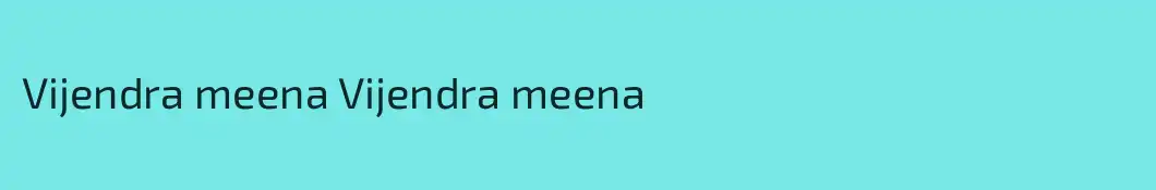 Vijendra meena Vijendra meena